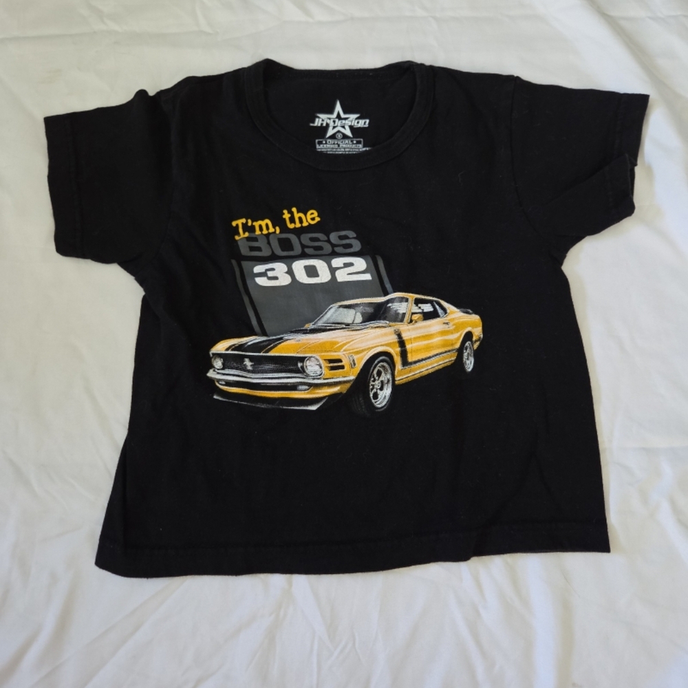 JH design boys 5 sports car shirt #WT6